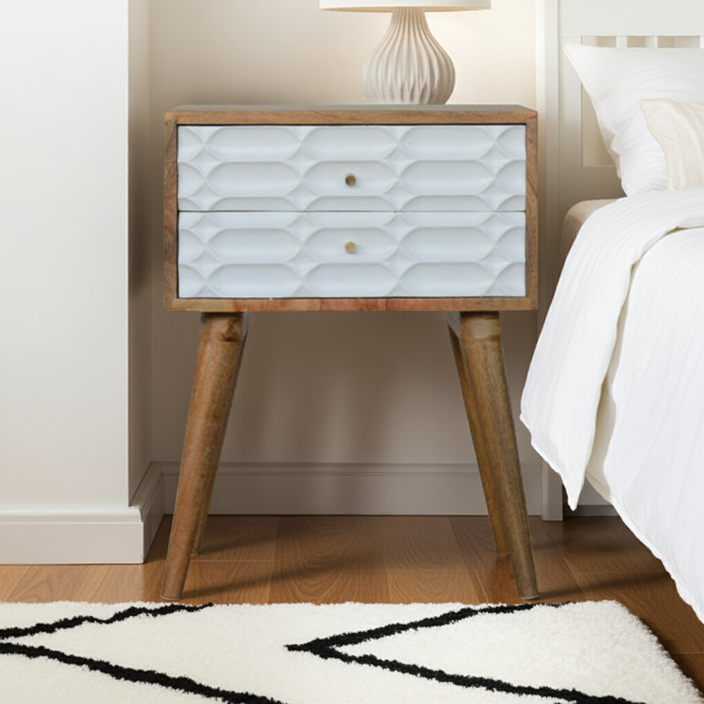 Capsule Carved Bedside